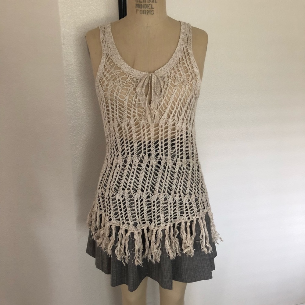 BRAND NEW! Fringe Sweater Tank